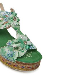 Laura Vita Espadryle Hacdeo 21 Zielony. Kolor: zielony. Materiał: skóra #3