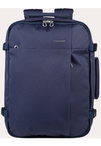 TUCANO - Plecak podróżny i na laptop 17" Tucano BKTUG-ML-B, standardowe linie lotnicze, niebieski. Kolor: niebieski. Styl: klasyczny
