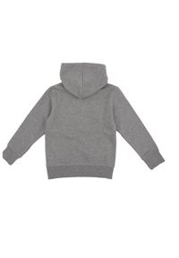 LEONE 1947 APPAREL - Dziecięca bluza z kapturem i logo Basic. Typ kołnierza: kaptur. Kolor: szary. Sport: joga i pilates