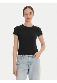 Calvin Klein T-Shirt LV00QS7618 Czarny Slim Fit. Kolor: czarny #1