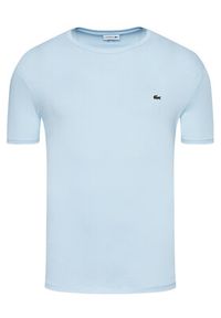 Lacoste T-Shirt TH6709 Niebieski Regular Fit. Kolor: niebieski. Materiał: bawełna #3