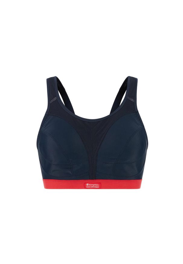 Champion - Stanik do biegania Shock Absorber Active D+ Classic. Kolor: niebieski. Sport: bieganie