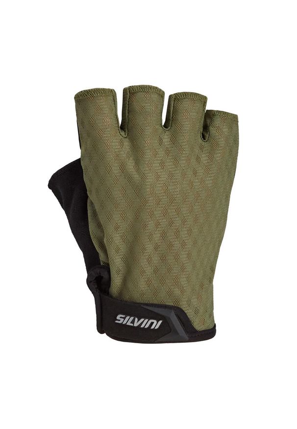 Rękawiczki rowerowe męskie Silvini Gloves Orso MA1639. Kolor: zielony