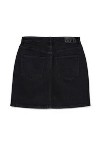 Vero Moda Spódnica jeansowa Tessa 10301536 Czarny Regular Fit. Kolor: czarny. Materiał: bawełna #4