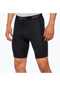 Spodenki rowerowe męskie 100% Ridecamp Shorts W/ Liner. Kolor: czarny