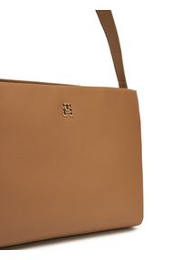 TOMMY HILFIGER - Tommy Hilfiger Torebka Th Legacy Med Satchel AW0AW17173 Brązowy. Kolor: brązowy. Materiał: skórzane #4