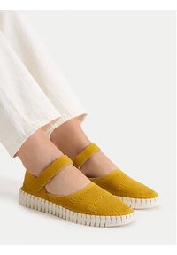 Go Soft Półbuty CEO-3Y9423-8 Żółty. Kolor: żółty. Materiał: materiał #8