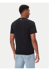 Lacoste T-Shirt TH5634 Czarny Regular Fit. Kolor: czarny. Materiał: bawełna #7