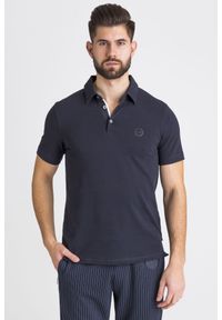 POLO Armani Exchange. Typ kołnierza: polo. Wzór: jednolity, nadruk. Styl: sportowy