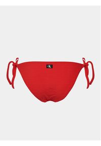 Calvin Klein Swimwear Dół od bikini KW0KW02470 Czerwony. Kolor: czerwony. Materiał: syntetyk #4