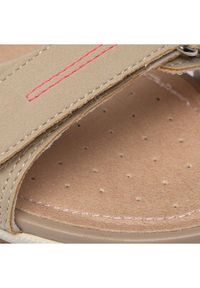 Geox Sandały D Sand.Vega A D52R6A 000EK C6029 Beżowy. Kolor: beżowy. Materiał: skóra