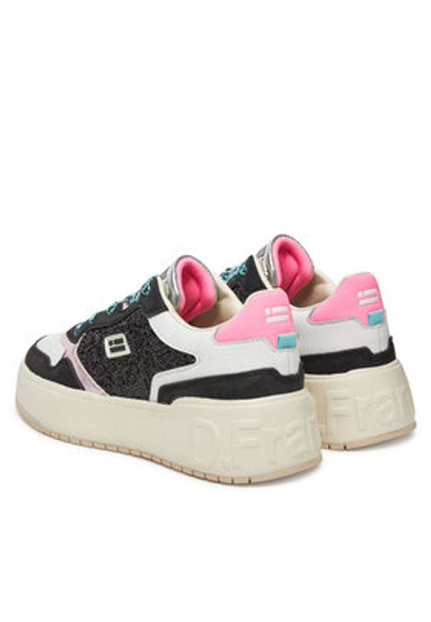 D.Franklin Sneakersy DFSH321096 Czarny. Kolor: czarny. Materiał: skóra