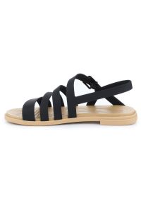 Sandały Crocs Tulum Sandal W 206107-00W czarne. Zapięcie: pasek. Kolor: czarny. Materiał: materiał, syntetyk. Sezon: lato #5