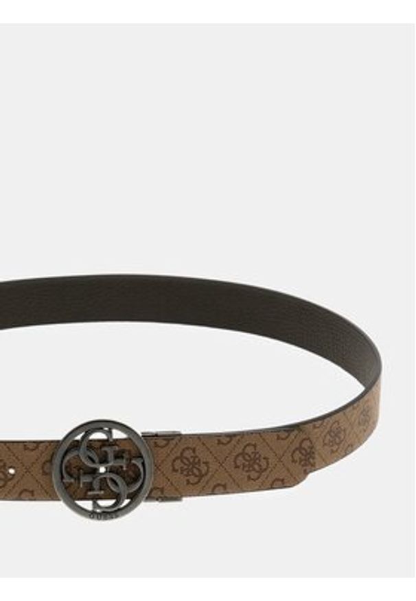 Guess Pasek BM7885 P6235 Brązowy. Kolor: brązowy. Materiał: skóra