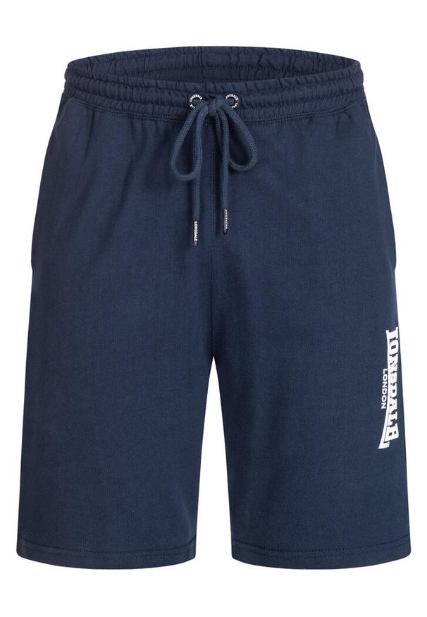 Krótka Lonsdale Fringford. Kolor: wielokolorowy, niebieski, biały. Długość: krótkie. Sport: fitness