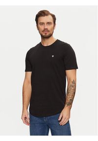 Jack & Jones - Jack&Jones T-Shirt Brody 12190468 Czarny Regular Fit. Kolor: czarny. Materiał: bawełna