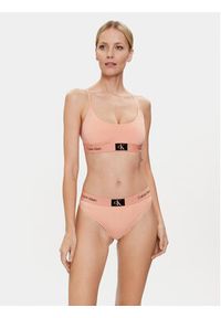 Calvin Klein Underwear Stringi 000QF7248E Różowy. Kolor: różowy. Materiał: syntetyk