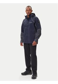 Adidas - adidas Kurtka przeciwdeszczowa Nat Geo Climaproof KC2343 Granatowy Loose Fit. Kolor: niebieski. Materiał: syntetyk. Technologia: ClimaProof (Adidas)
