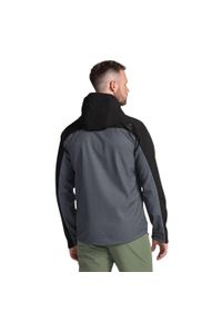 Męska kurtka softshel Kilpi RAVIO-M. Kolor: szary. Materiał: softshell. Sport: turystyka piesza