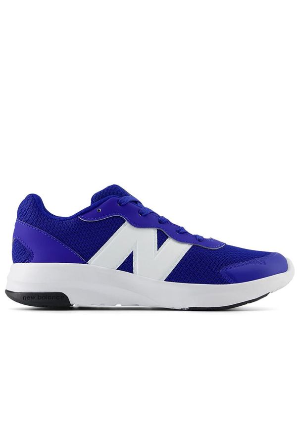 Buty młodzieżowe New Balance GK578RB - niebieskie. Kolor: niebieski. Materiał: zamsz, guma, materiał, syntetyk. Szerokość cholewki: normalna. Sport: bieganie