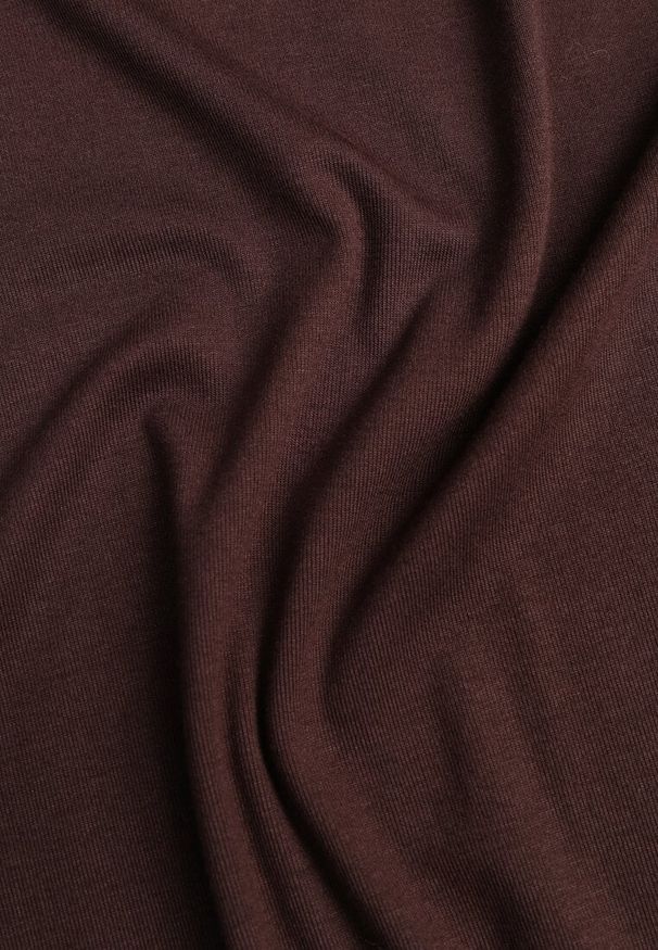 Renee - Brązowa Rozkloszowana Spódnica z Bawełny Tussala. Kolor: brązowy. Materiał: bawełna. Styl: elegancki