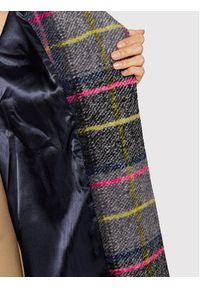 Fracomina Płaszcz przejściowy FR22WC1011W57495 Kolorowy Regular Fit. Materiał: syntetyk. Wzór: kolorowy #3