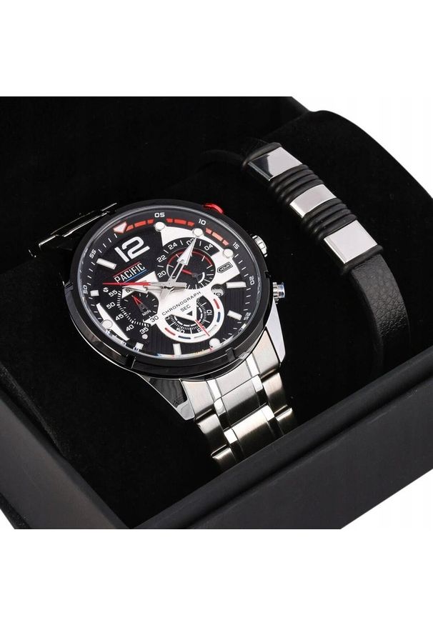 Pacific - Zegarek męski PACIFIC X0095-01 KOMPLET