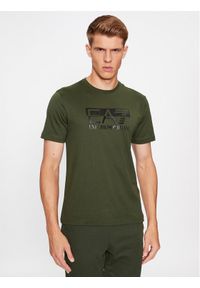 EA7 Emporio Armani T-Shirt 6RPT81 PJM9Z 1845 Zielony Regular Fit. Kolor: zielony. Materiał: bawełna #1