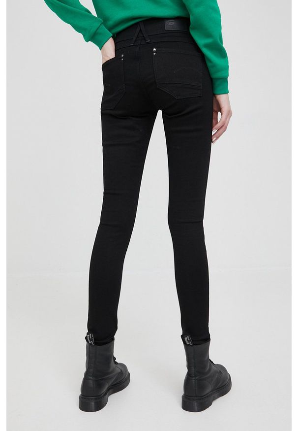 G-Star RAW - G-Star Raw - Jeansy Lynn. Kolor: czarny