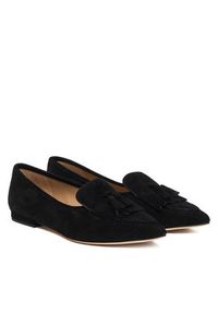 Lauren Ralph Lauren - LAUREN RALPH LAUREN Baleriny 802P04175001 Czarny. Kolor: czarny. Materiał: zamsz, skóra #4