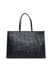 TOMMY HILFIGER - Tommy Hilfiger Torebka Th City AW0AW17501 Granatowy. Kolor: niebieski. Materiał: skórzane #5