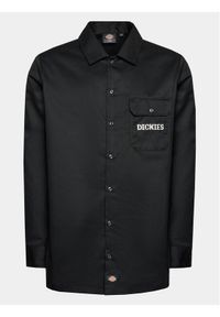 Dickies Koszula Wichita DK0A4YF9 Czarny Regular Fit. Kolor: czarny. Materiał: syntetyk, bawełna