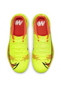 Buty piłkarskie Nike Mercurial Vapor 14 Academy Ic Jr CV0815-760 wielokolorowe żółcie. Kolor: wielokolorowy. Materiał: guma, syntetyk, materiał. Szerokość cholewki: normalna. Sport: piłka nożna #4