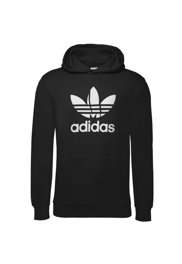 Bluza sportowa męska Adidas Adicolor Classics Trefoil Hoodie. Kolor: czarny. Materiał: bawełna. Styl: sportowy