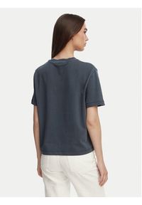 TOMMY HILFIGER - Tommy Hilfiger T-Shirt Crest WW0WW48713 Granatowy Relaxed Fit. Kolor: niebieski. Materiał: bawełna #3