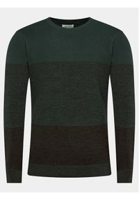 Blend Sweter 20715860 Zielony Regular Fit. Kolor: zielony. Materiał: bawełna