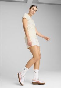 Puma - Damska koszulka ESS ELEVATED PUMA No Dye Color Mix. Wzór: aplikacja, haft