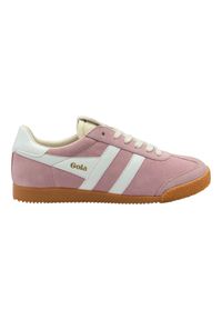 Buty do chodzenia damskie Gola Elan 2025. Zapięcie: sznurówki. Kolor: różowy. Materiał: guma, skóra, tkanina. Szerokość cholewki: normalna. Sport: turystyka piesza