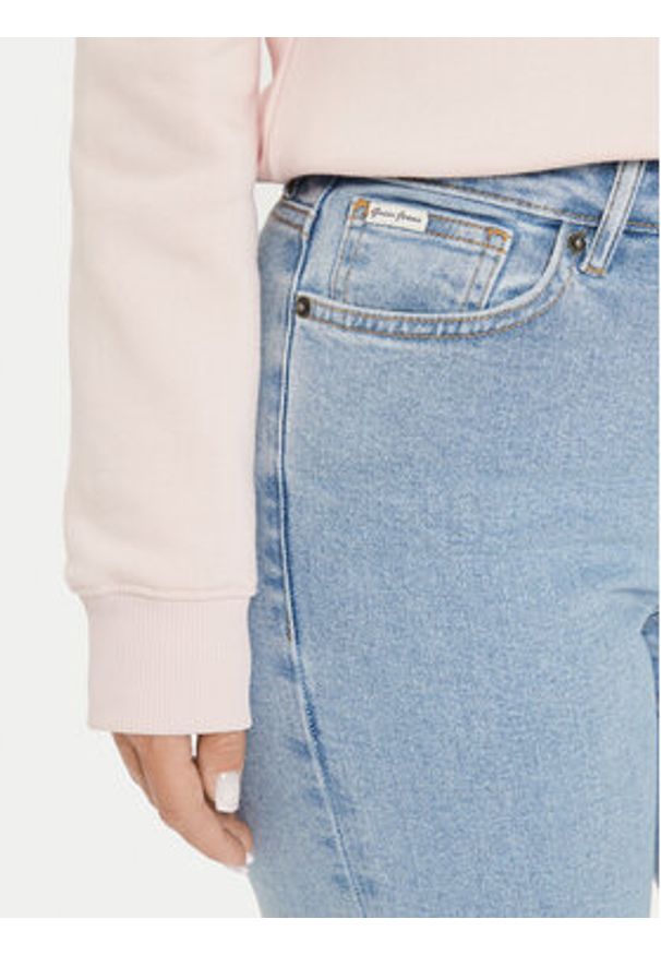 Guess Jeans Jeansy W4YA92 D5CB3 Niebieski Slim Fit. Kolor: niebieski