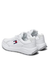 Tommy Jeans Sneakersy Tjm Runner Full Leather Ess EM0EM01445 Biały. Kolor: biały. Materiał: materiał #6