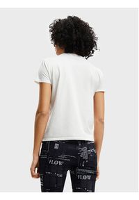 Desigual T-Shirt 22WWTK17 Biały Regular Fit. Kolor: biały. Materiał: bawełna