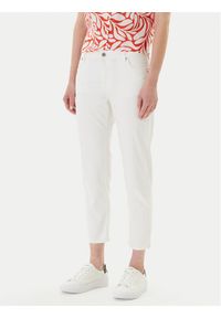 Mustang Jeansy Crosby 1016544 Biały Slim Fit. Kolor: biały