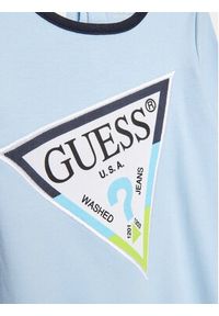 Guess Śpiochy H3YW12 KA6W4 Niebieski. Kolor: niebieski. Materiał: bawełna