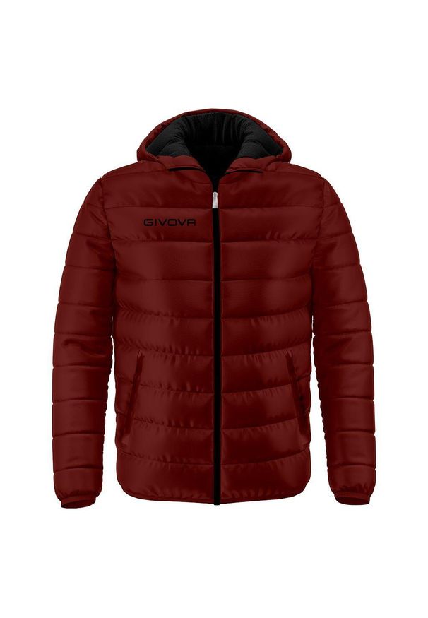 Kurtka Sportowa Givova Olanda 3XL - Oddychająca i Zrównoważona. Typ kołnierza: kaptur. Kolor: czerwony, brązowy, wielokolorowy. Materiał: puch. Sezon: wiosna, zima, jesień. Sport: turystyka piesza