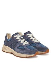 Enterprise Japan Sneakersy BB5017 PX079 Granatowy. Kolor: niebieski. Materiał: zamsz, skóra