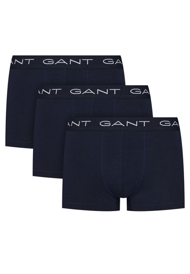 GANT - Gant Komplet 3 par bokserek 900023003 Granatowy. Kolor: niebieski. Materiał: bawełna
