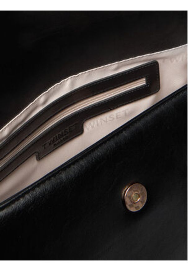 TwinSet - TWINSET Torebka 252TD8040 Czarny. Kolor: czarny. Materiał: skórzane