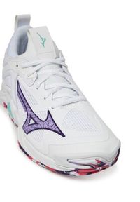 Mizuno Buty halowe Wave Momentum 3 V1GC2312 Biały. Kolor: biały. Materiał: materiał, syntetyk. Model: Mizuno Wave #4