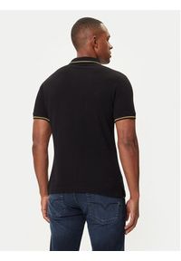 Versace Jeans Couture Polo 79GAGT08 CJ01T Czarny Regular Fit. Typ kołnierza: polo. Kolor: czarny. Materiał: bawełna #5