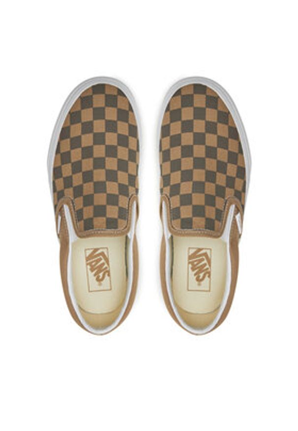 Vans Tenisówki Classic Slip On VN0A2Z41DFM1 Beżowy. Zapięcie: bez zapięcia. Kolor: beżowy. Materiał: materiał